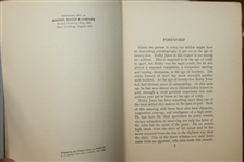 Robert Bobby T. Jones Jr. & O.B. Keeler Signed 1927 'Down The Fairway' Book JSA ALOA