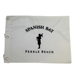 White Spanish Bay Pebble Beach Flag - Original Tags Still Intact