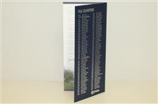100th PGA Champions Dinner Brochure/Menu