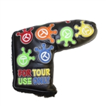 Black Scotty Cameron Dancing Crown Circle T Blade Head Cover - Titleist
