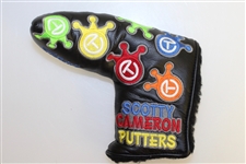 Black Scotty Cameron Dancing Crown Circle T Blade Head Cover - Titleist