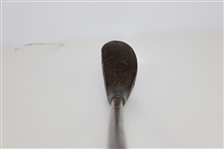 Thomas Vesey Steel Open Face Metal Head Wood with Gutta Percha Weighted Mashie w/ Metal Head