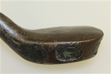 Thomas Vesey Steel Open Face Metal Head Wood with Gutta Percha Weighted Mashie w/ Metal Head