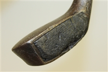 Thomas Vesey Steel Open Face Metal Head Wood with Gutta Percha Weighted Mashie w/ Metal Head