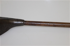 Thomas Vesey Steel Open Face Metal Head Wood with Gutta Percha Weighted Mashie w/ Metal Head