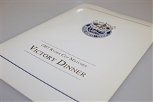 1987 Ryder Cup Program & Dinner Menu