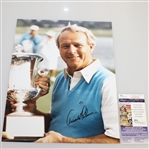 Arnold Palmer Signed  PGA Championship Trophy Photo JSA #43533