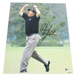 Phil Mickelson Signed Action Photo w/ Beckett Authentication #D65135
