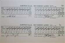 Jack Nicklaus Signed Scorecards From The 1986 Masters - Fanatics/Golden Bear Authentication Stickers