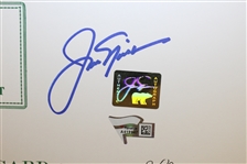 Jack Nicklaus Signed Scorecards From The 1986 Masters - Fanatics/Golden Bear Authentication Stickers