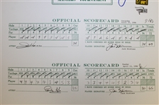 Jack Nicklaus Signed Scorecards From The 1986 Masters - Fanatics/Golden Bear Authentication Stickers