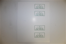 Jack Nicklaus Signed Scorecards From The 1986 Masters - Fanatics/Golden Bear Authentication Stickers