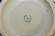 Circa 1900 Lennox Green Golf Scene Mug w/Gold Rim