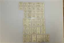 1928 Milhoff Tobacco Card Set - Full Set Of 27 Cards