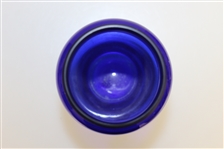 Hawkes Co Cobalt Blue Vase w/ Sterling Golf er Overlay