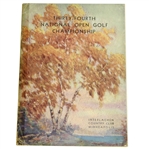 1930 US Open at Interlachen Program - Bobby Jones Grand Slam!