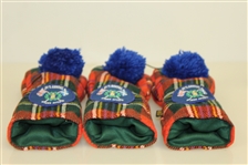 Old Course At St. Andrews 1995 Open Red Tartan Club Head Covers - 1, 3, Utility