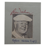 Byron Nelson Signed Image JSA #50527
