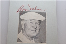Byron Nelson Signed Image JSA #50527