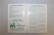 1962 Wheeling Ogle Bay Park Arnold Palmer Exhibition Program w/ Ticket