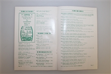1962 Wheeling Ogle Bay Park Arnold Palmer Exhibition Program w/ Ticket