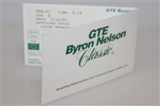 Phil Mickelson Signed 1997 GTE Byron Nelson Classic Scorecard PSA #85725