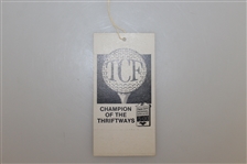 1970 US Open Press Badge, Parking Pass, Three Unused Tickets