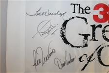 2016 3M Greats Pin Flag Signed by Nicklaus, Player, & others JSA ALOA