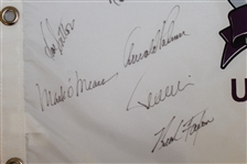 2003 UBS Cup Flag Signed By Arnold Palmer, Tom Watson, & Others JSA AOLA