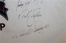 2003 UBS Cup Flag Signed By Arnold Palmer, Tom Watson, & Others JSA AOLA