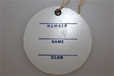 1966 British Open Muirfield Bag Tag - Nicklaus 1st Win