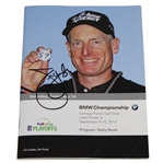 Jim Furyk Signed 2013 BMW Championship Program JSA ALOA
