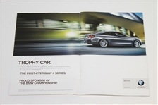 Jim Furyk Signed 2013 BMW Championship Program JSA ALOA
