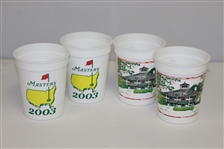 Assorted Golf Memorabilia Lot - Various Tournament Drinking Cups, 5 Titlesit Golf Ball Sleeves, St. Andrews Tool Bag  