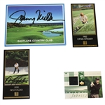 Signed Assorted Cards & Phil Mickelson Fairway Fabrics Card JSA AOLA