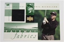 Signed Assorted Cards & Phil Mickelson Fairway Fabrics Card JSA AOLA
