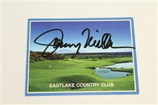 Signed Assorted Cards & Phil Mickelson Fairway Fabrics Card JSA AOLA