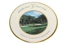 Lennox Winged Foot Golf Club Trophy Plate - East Course Hole #13