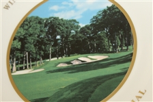 Lennox Winged Foot Golf Club Trophy Plate - East Course Hole #13