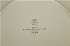 Lenox Winged Foot Trophy Plate - West Course Hole #9