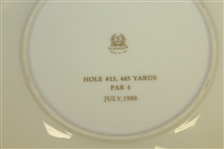 Lenox Pine Valley Golf Club 75th Anniversary Trophy Plate - Hole 13