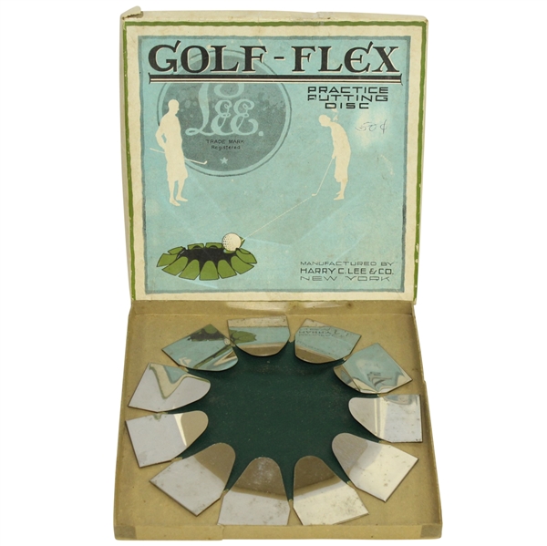 1930 "Go Flex" Practice Putting Cup in Box