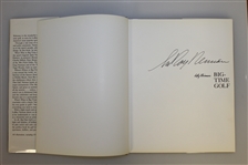 Big Time Golf Signed By Author Leroy Neiman JSA ALOA