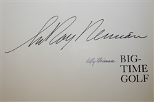 Big Time Golf Signed By Author Leroy Neiman JSA ALOA