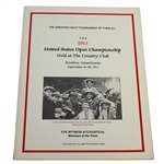 "1913 US Open Championship Eyewitness Accounts by Members of the Press"