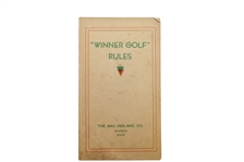 1930's Winner Golf Game MAC-KER-MAC Warren Ohio  - Original Box