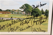 The Belfry Signed Baxter Print By US Ryder Cup Team JSA ALOA