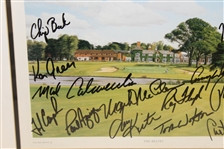 The Belfry Signed Baxter Print By US Ryder Cup Team JSA ALOA