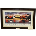 Ray Floyd's 2016 USA Ryder Cup Team Signed Giclee Gifted By PGA W/Spieth, Koepka & Fowler