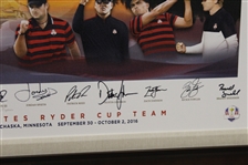 Ray Floyd's 2016 USA Ryder Cup Team Signed Giclee Gifted By PGA W/Spieth, Koepka & Fowler
